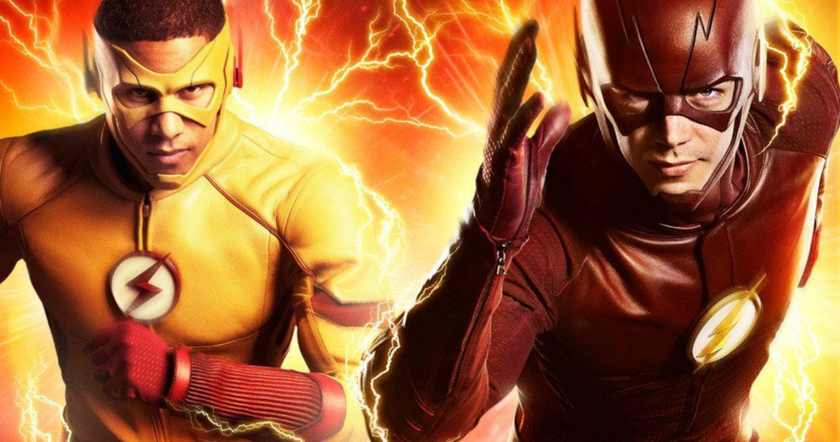 Kid Flash Strikes Like Lightning in The Flash Season 3 Poster