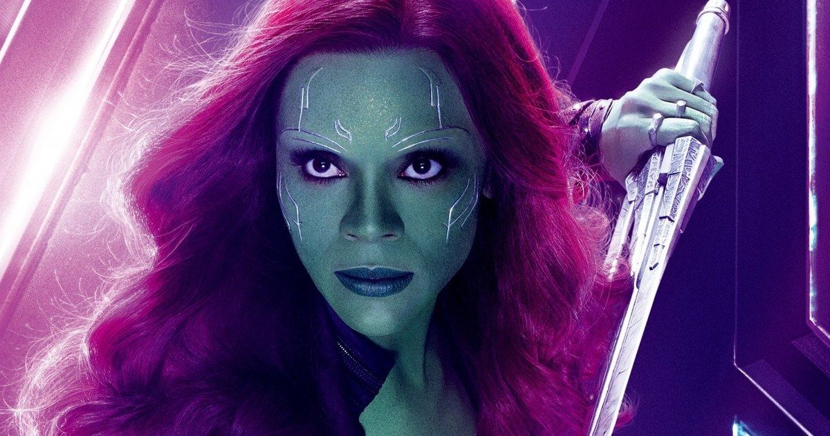 How Zoe Saldana Felt About Gamora's Big Moment in Infinity War