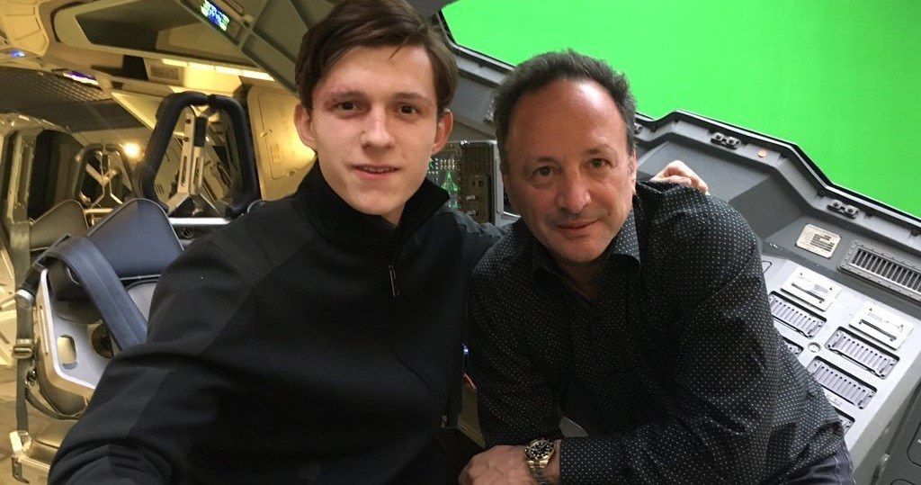 Spider-Man Tom Holland Spotted on Avengers Quinjet