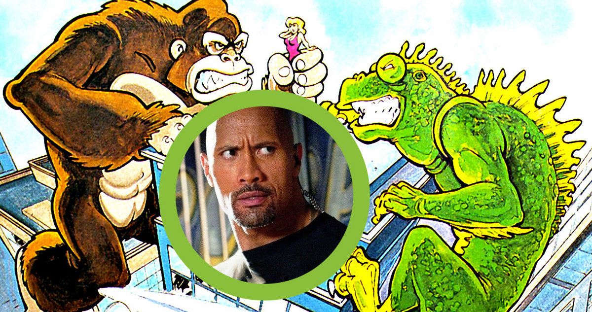 The Rock Will Fight Giant Monsters in Rampage Video Game Movie