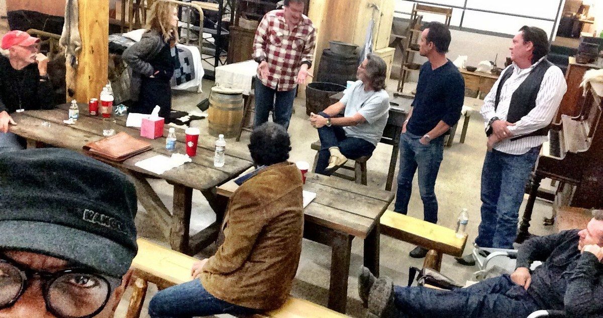 The Hateful Eight: First Look at Tarantino's Cast in Rehearsals