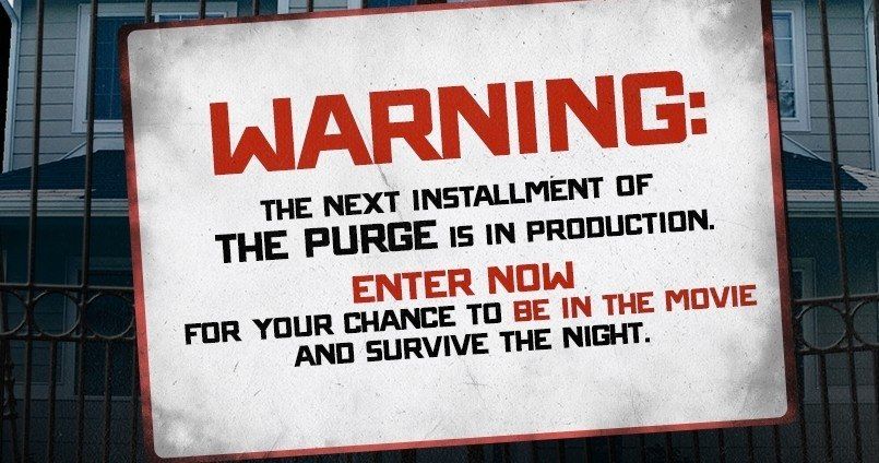 The Purge 2: Win a Chance to Be an Extra and Survive the Night!