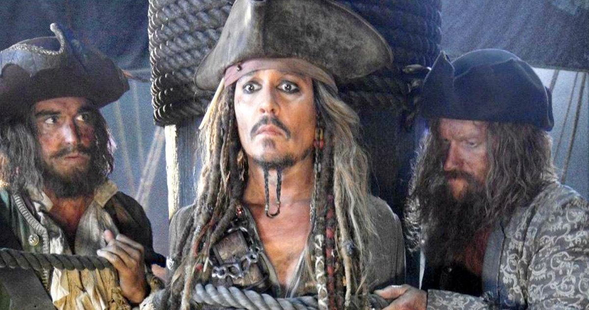 Pirates 5: First Look at Johnny Depp as Jack Sparrow!