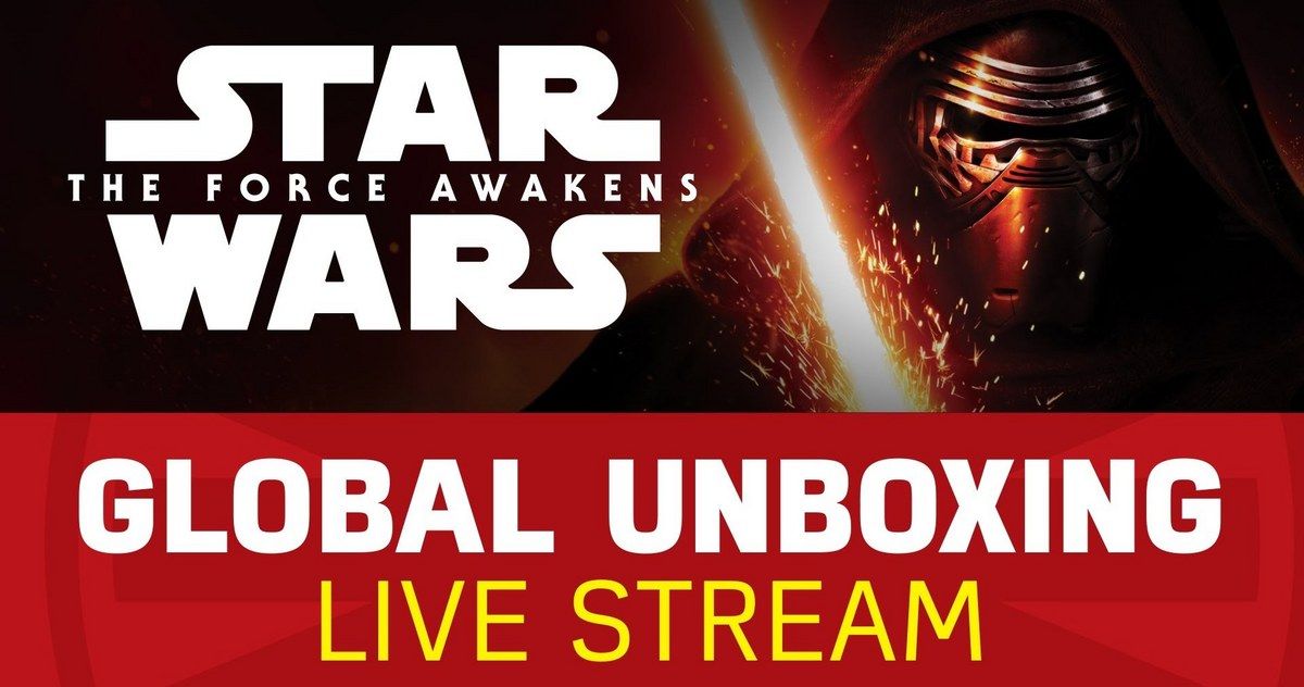Watch Star Wars: The Force Awakens Toys Unboxing Live