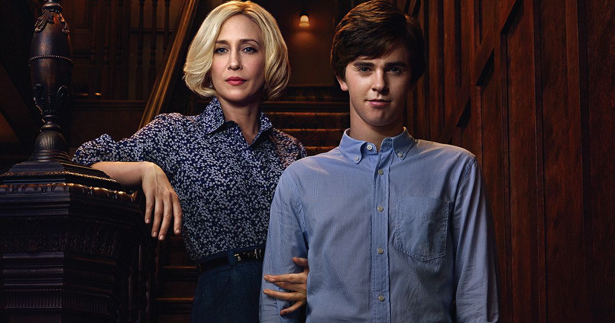 Norma and Norman Bates in Bates Motel on A&E