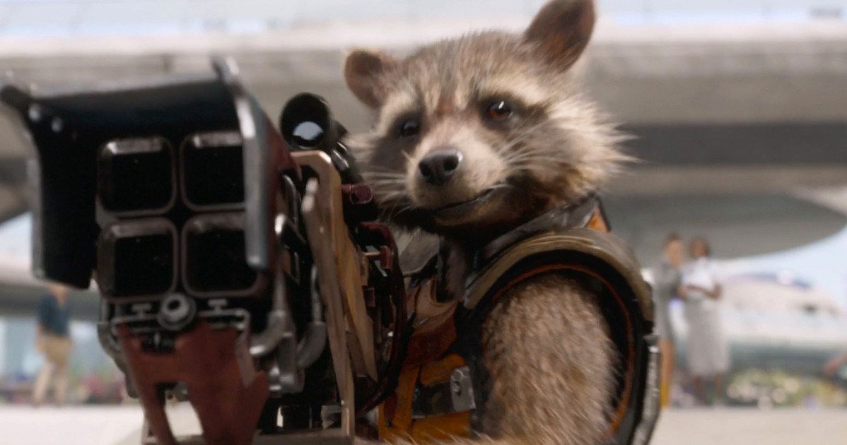 Guardians of the Galaxy Rocket Raccoon Blu-ray featured movie