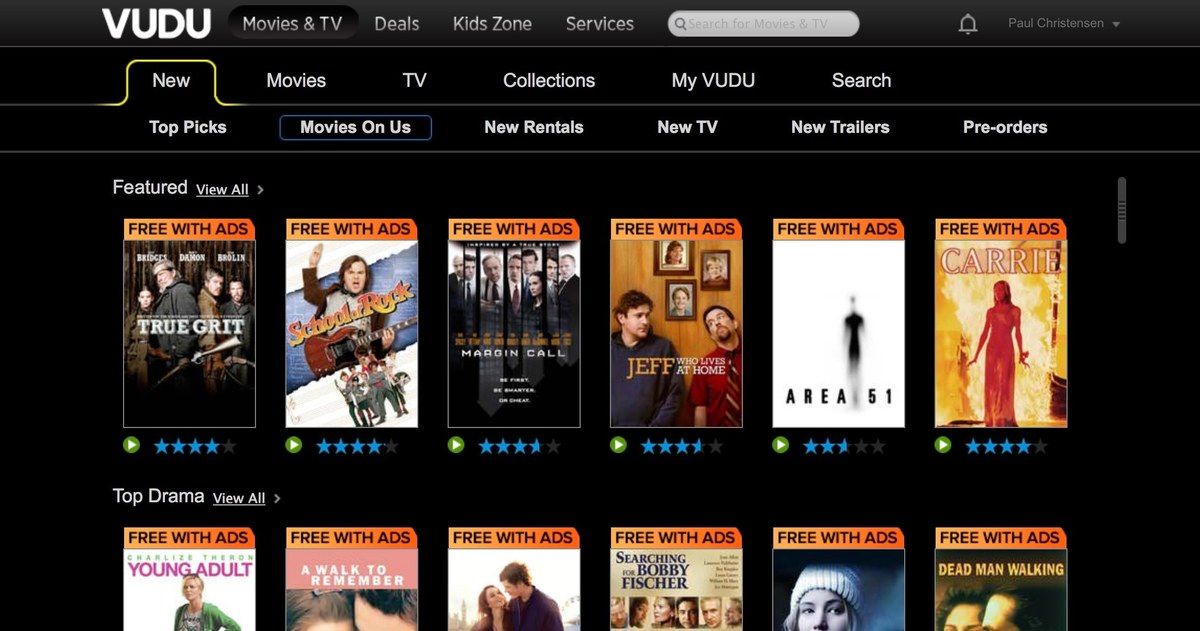 Walmart's Vudu Announces Free Movie and TV Streaming Service