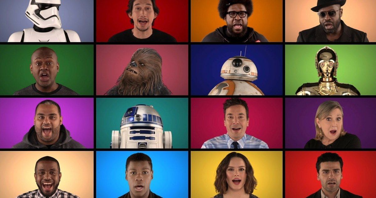 Watch Force Awakens Cast Sing Star Wars a Capella Tribute