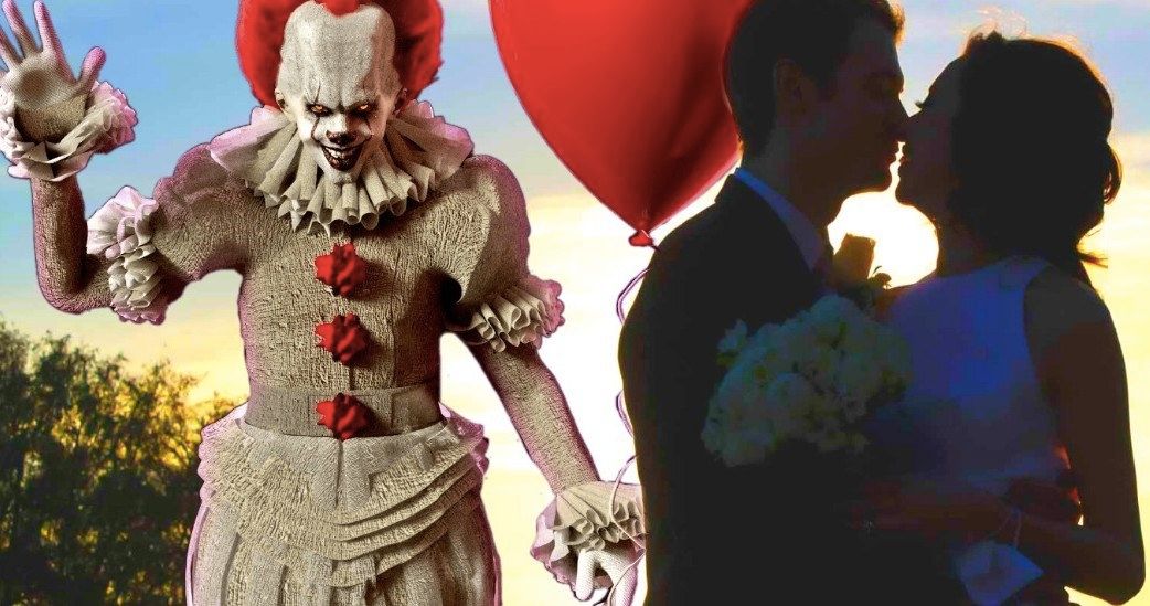 Pennywise Photobombs Unsuspecting Couple's Engagement Photos