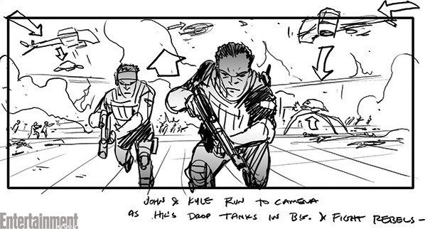 Terminator Genisys Storyboards Tease Endoskeleton Battle Scene