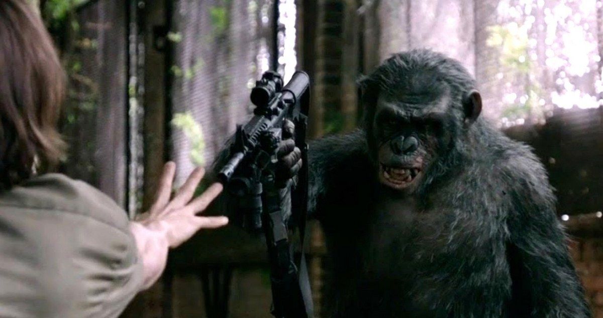 Koba Kills in Second Dawn of the Planet of the Apes Clip