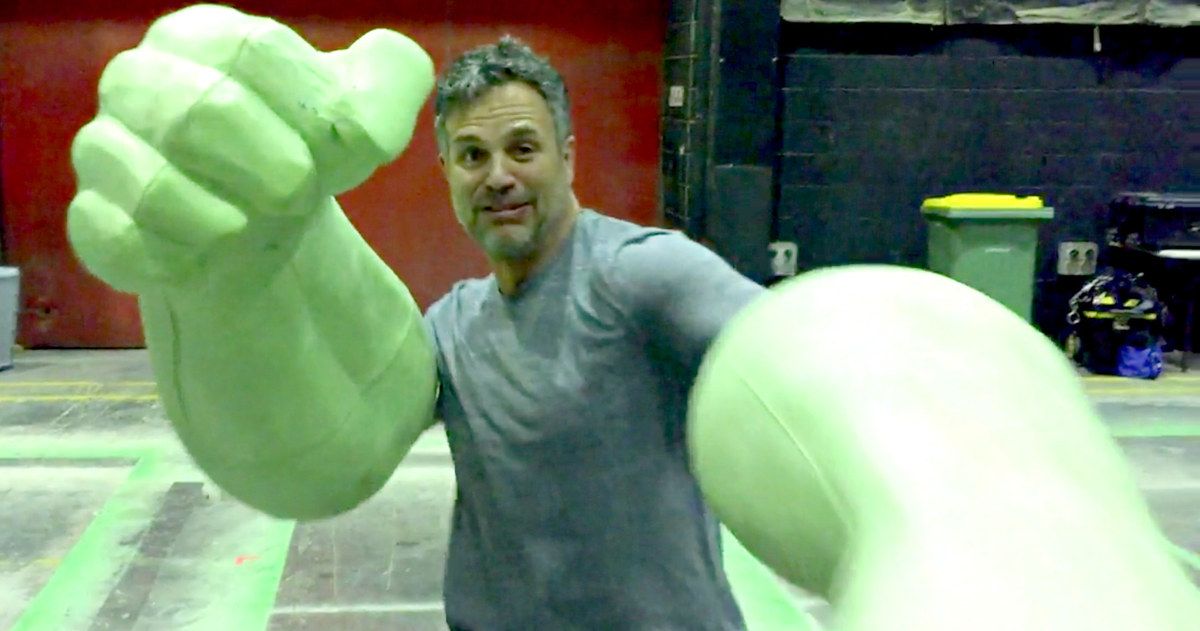 Mark Ruffalo Hulks Out in New Thor 3 Set Video