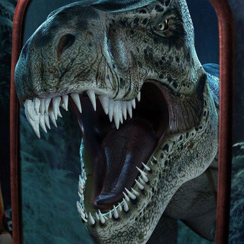 Jurassic Park 3D T-Rex Poster