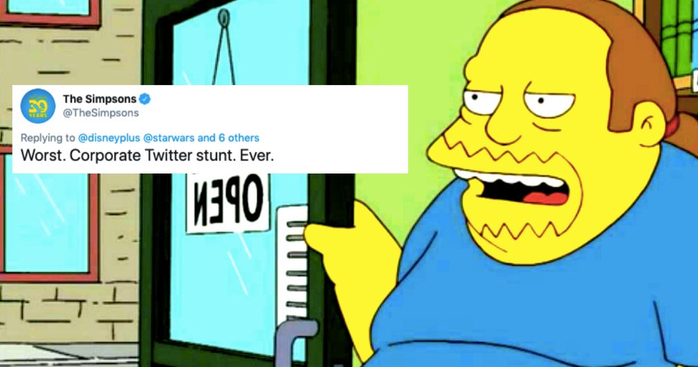 The Simpsons Gets Last Laugh After Shading Disney Over Corporate Twitter Stunt