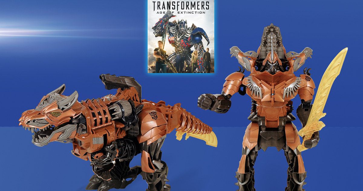 Win Transformers: Age of Extinction Grimlock Toy and Digital Download!