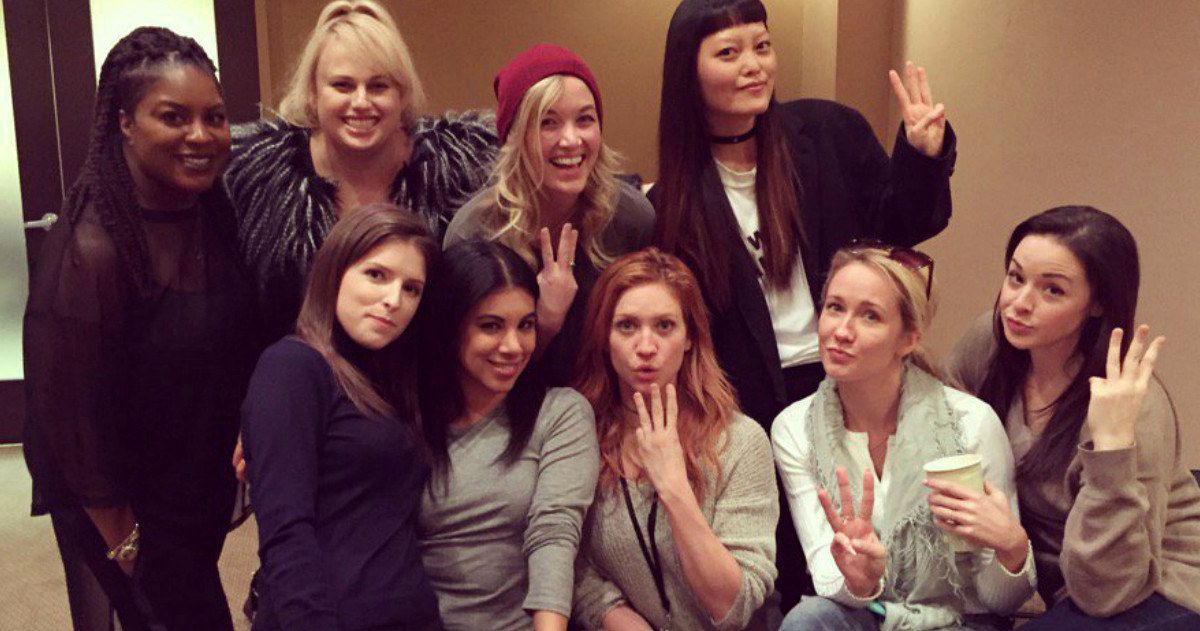 Pitch Perfect 3 Cast Reunites in First Photo as Shooting Begins