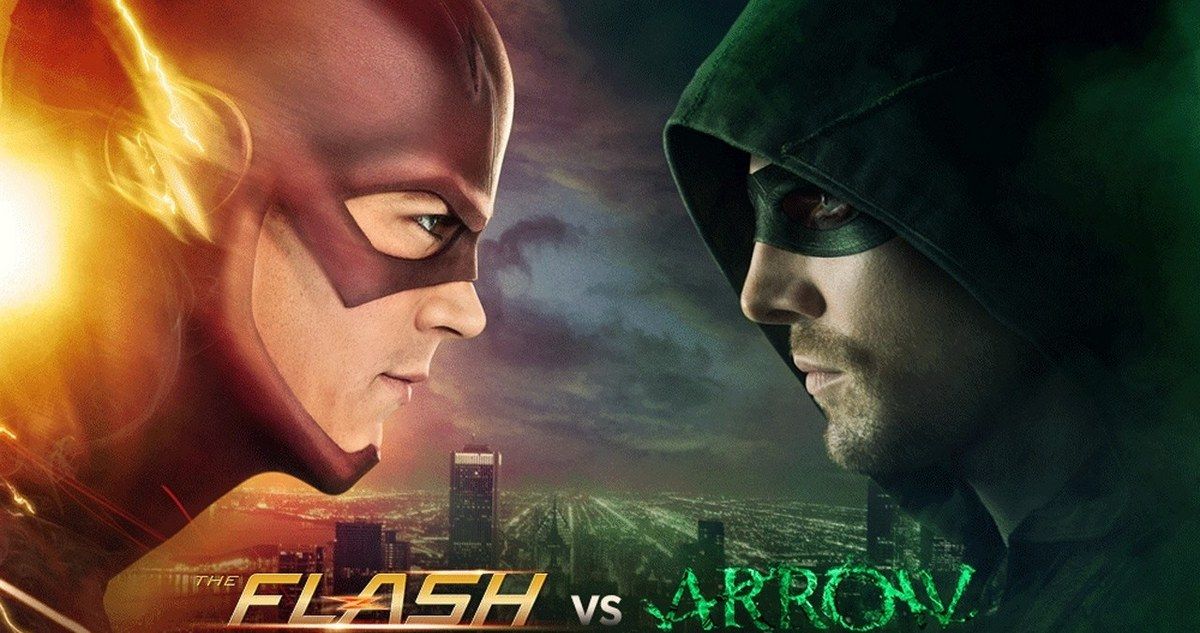 First Flash Vs. Arrow Clip Has Oliver Queen Saving Barry Allen