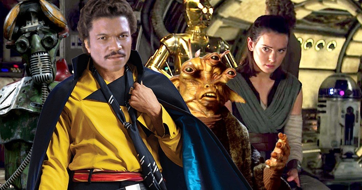 Leaked Star Wars 9 Art Shows Old Lando, New Characters &amp; Kylo's Mask?