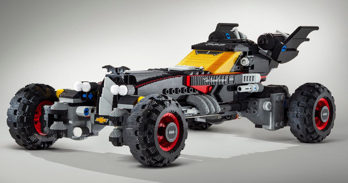 Chevrolet Unveils Life-Sized Lego Batmobile from Lego Batman Movie