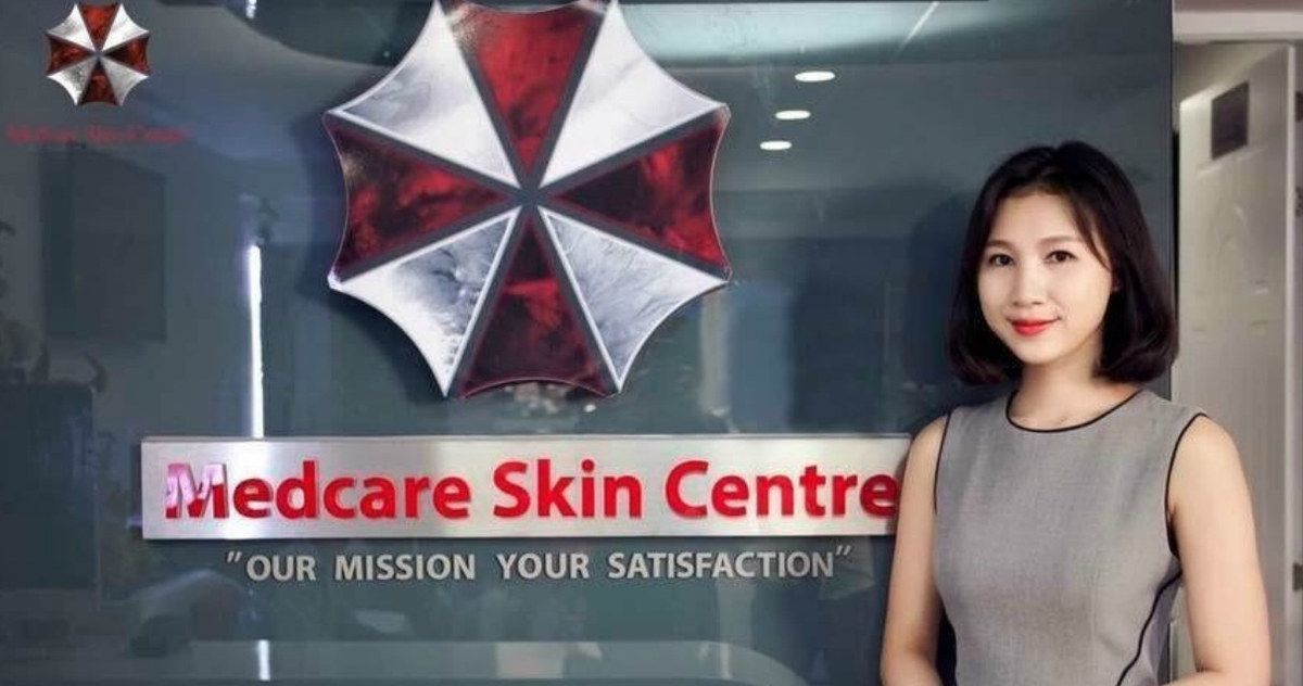 Resident Evil Logo Mistakenly Used by Vietnam Skin Care Center