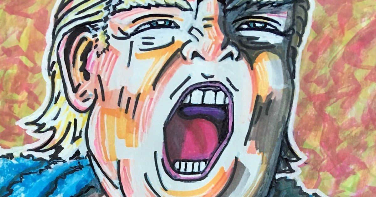 Jim Carrey Shows Off Nightmarish Trump Portrait He Sent to Smithsonian