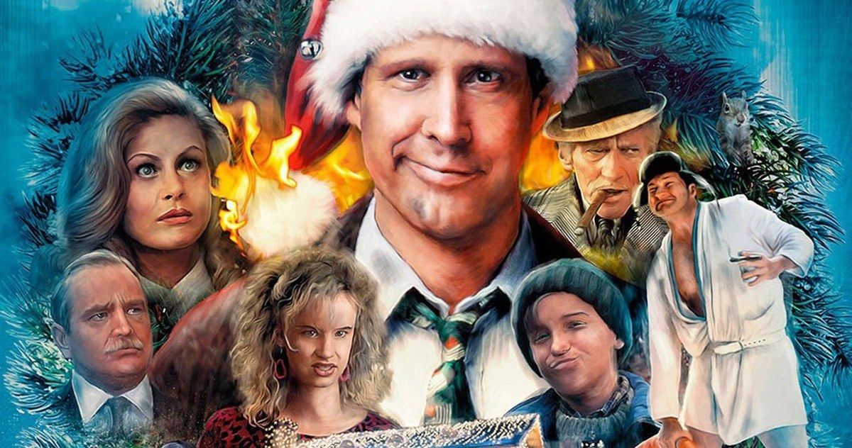 Christmas Vacation Light Display Causes Panic with Hanging Clark Griswold