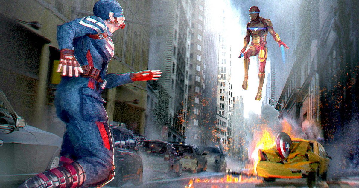 Iron Man &amp; Captain America Face Off in Civil War Promo Art