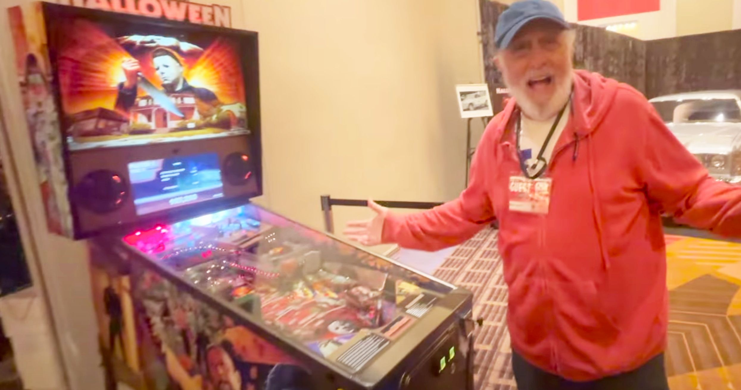 Watch Michael Myers Himself, Nick Castle, Play Halloween Pinball for the First Time