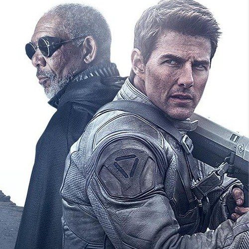 Two Oblivion Posters with Tom Cruise and Morgan Freeman