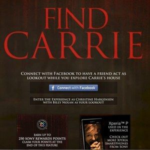 Find Carrie Interactive Website Launches