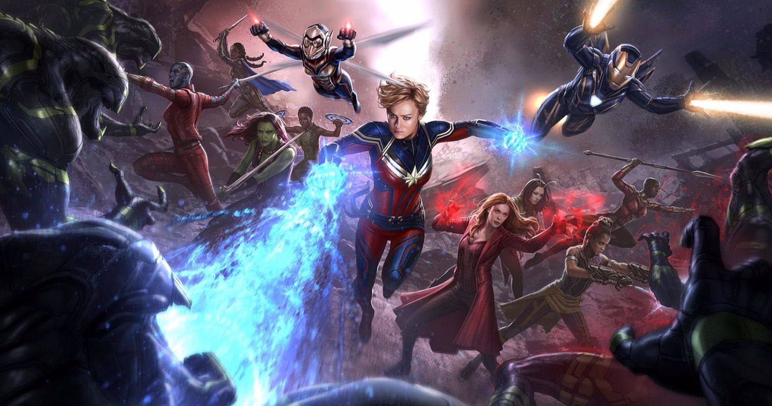 Original Avengers 4 A-Force Scene Was Bigger, Better and a True Team Effort