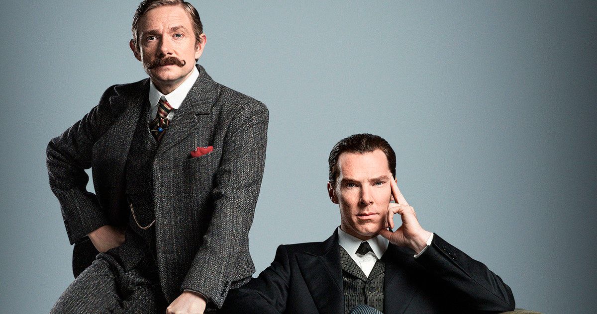 Sherlock Christmas Special Photo Reunites Cumberbatch &amp; Freeman