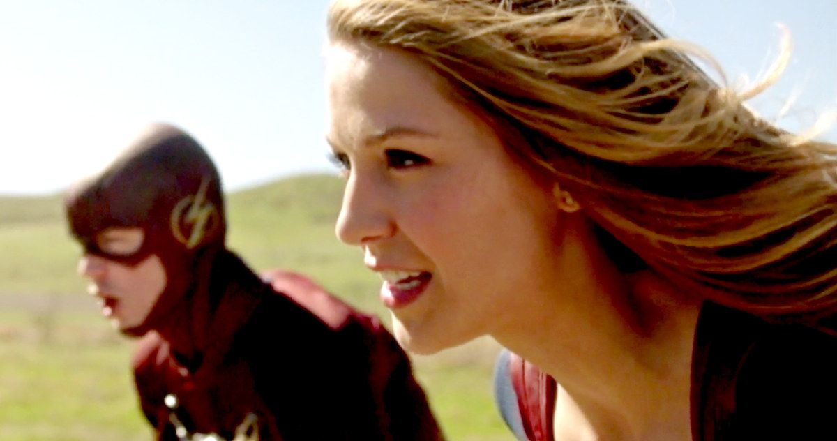 Supergirl Races The Flash in New DC Crossover Trailer