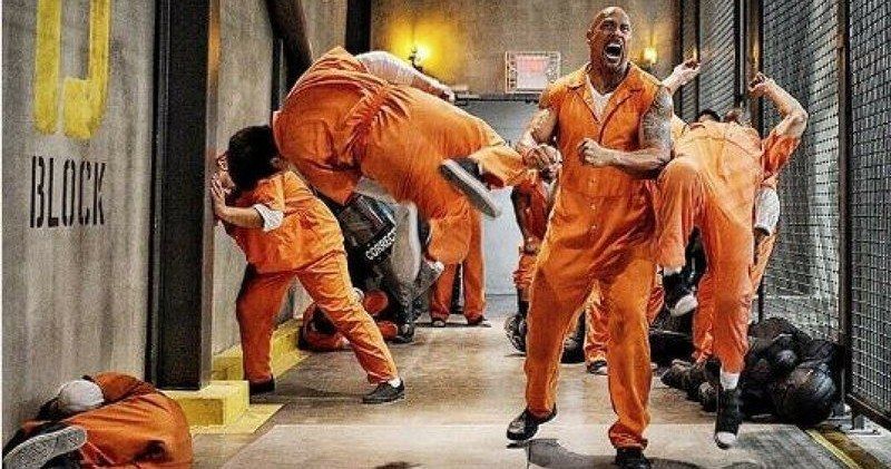 Fast 8 Set Video Has the Rock Leading a Prison Riot