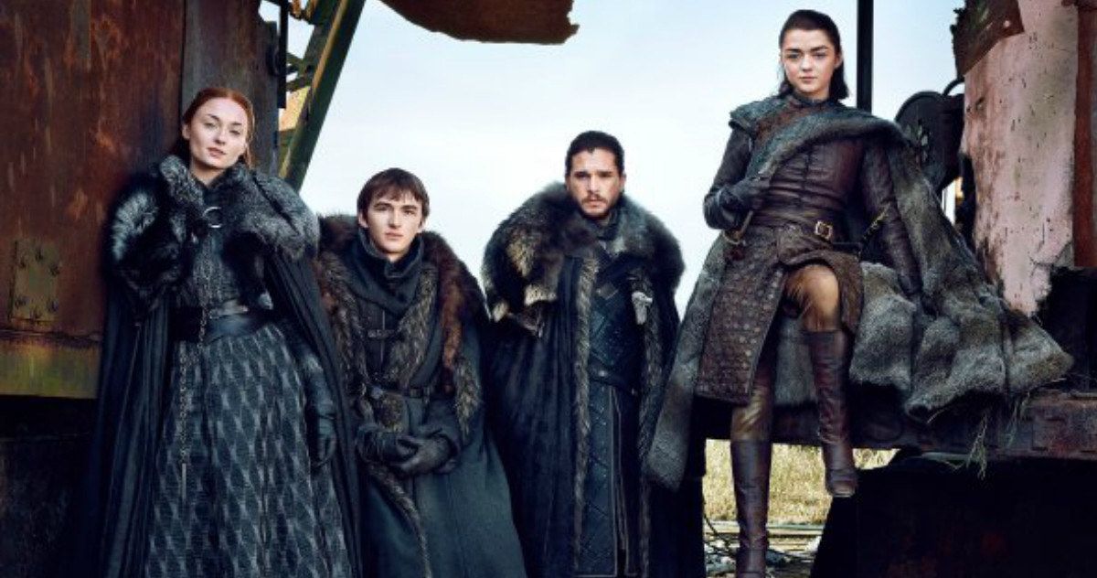 Stark Family Reunites in Game of Thrones Season 7 Photos