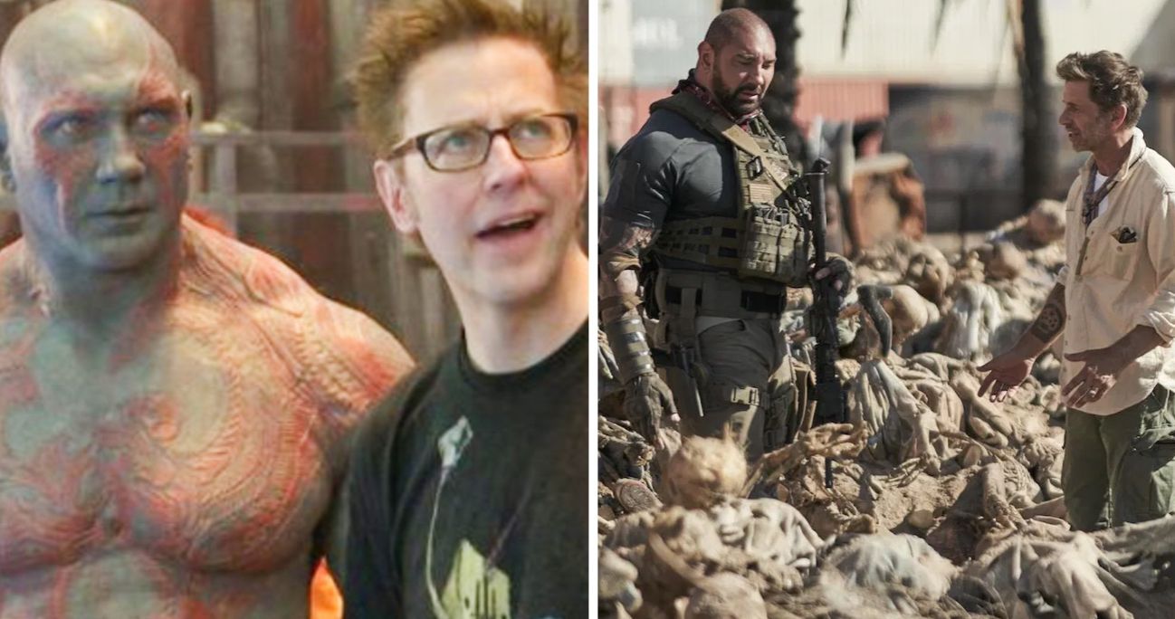 Dave Bautista Calls James Gunn a Control Freak, Says Zack Snyder Is a Lot More Flexible
