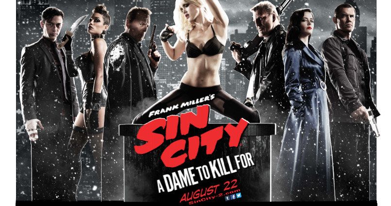 Sin City: A Dame to Kill For Movie Lobby Standee