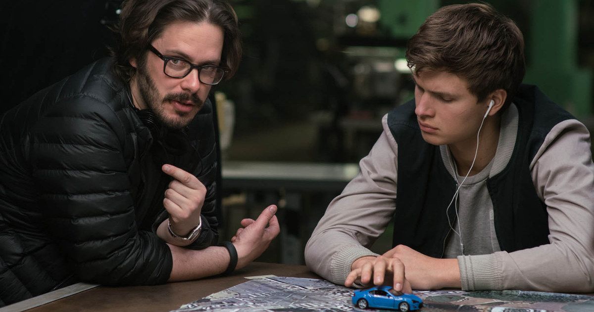 Edgar Wright Talks Baby Driver, Loud Music &amp; Car Chases | EXCLUSIVE
