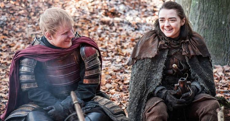Ed Sheeran saat menjadi cameo di Game of Thrones