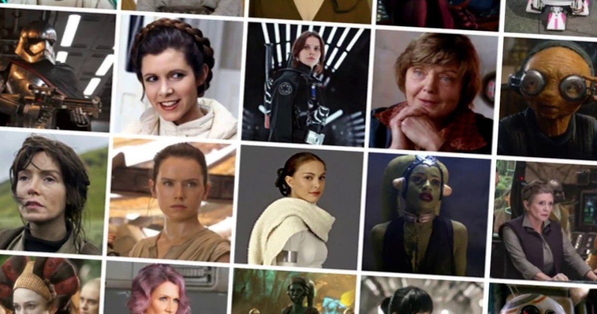 Which Star Wars Movies Give Females the Most Screen Time?