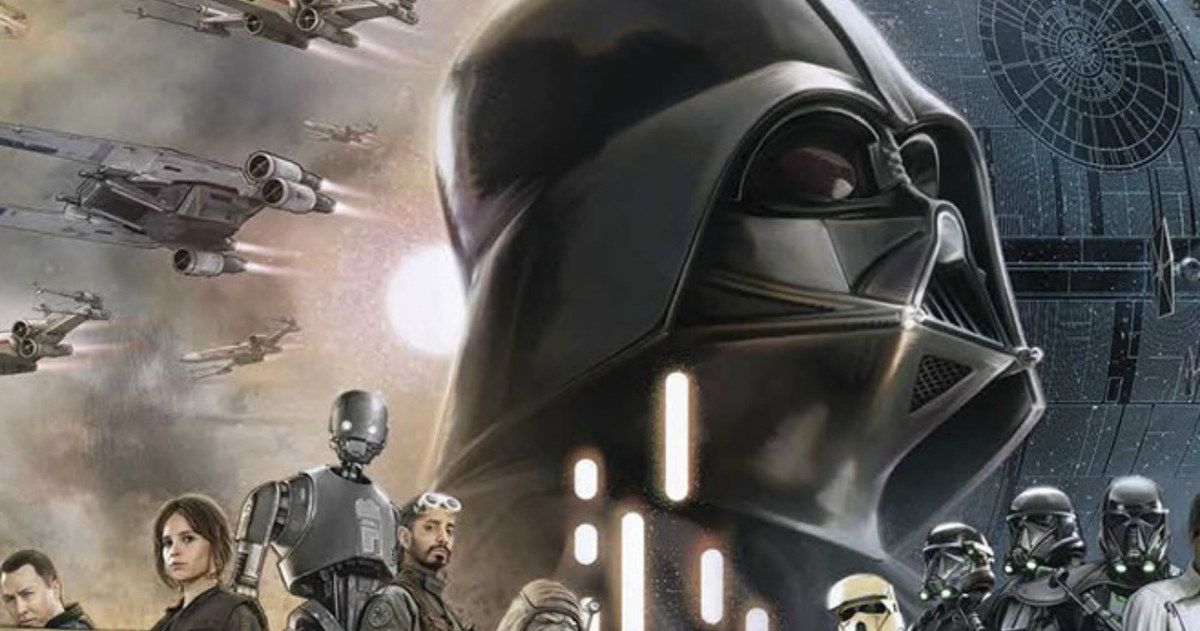 Darth Vader Returns in Rogue One: A Star Wars Story Art