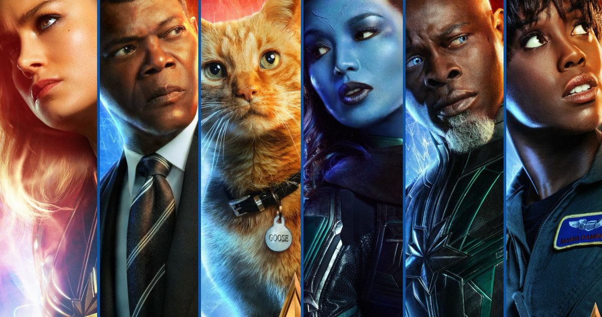 Captain Marvel Character Posters Kick Off 50 Day Countdown