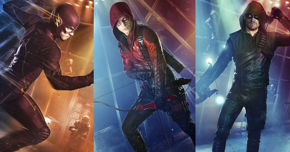 Arrow and The Flash Get Superhero Fight Club Posters