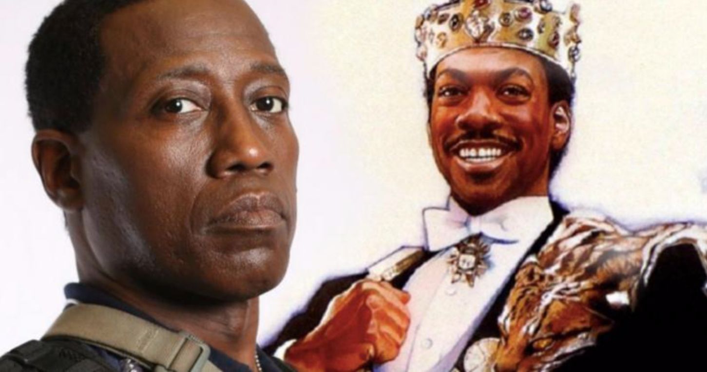 Wesley Snipes Recommends Watching Coming 2 America in a Diaper Because It's So Funny