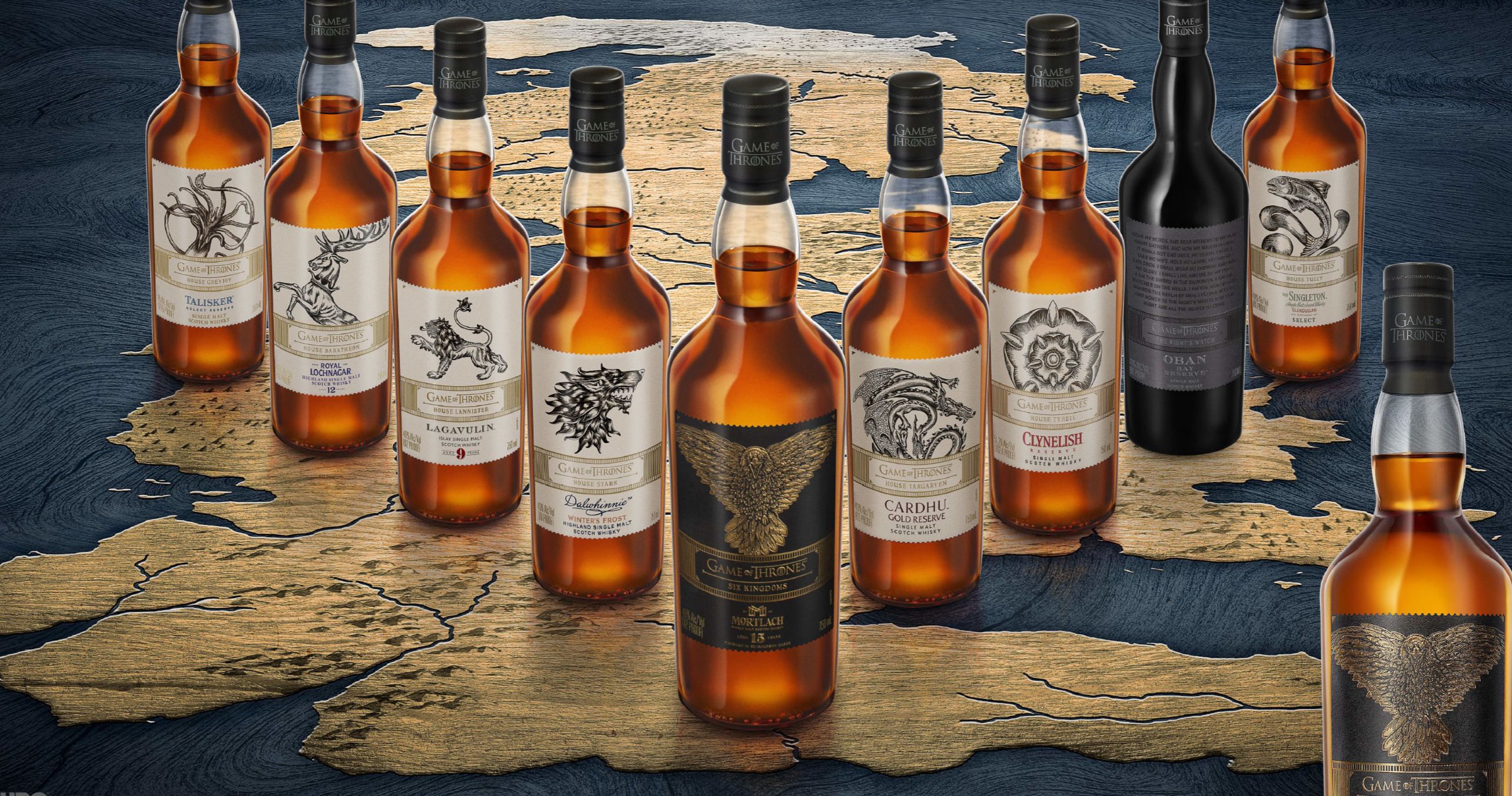 Game of Thrones Six Kingdoms Whisky Honors the Series' Epic Legacy