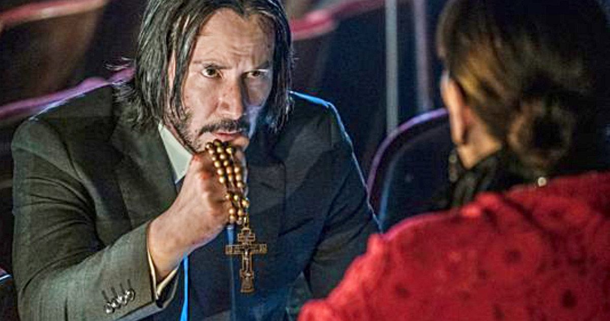Latest John Wick 3 Photo Has the Assassin Praying for Help