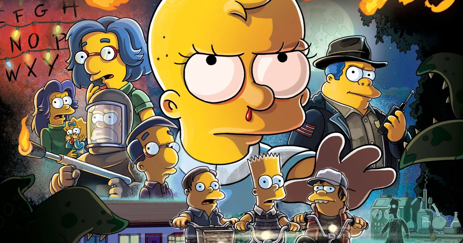 The Simpsons Will Spoof Stranger Things in Treehouse of Horror XXX This Halloween