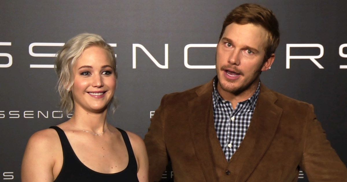 Jennifer Lawrence &amp; Chris Pratt Talk Passengers Sci-Fi Plot