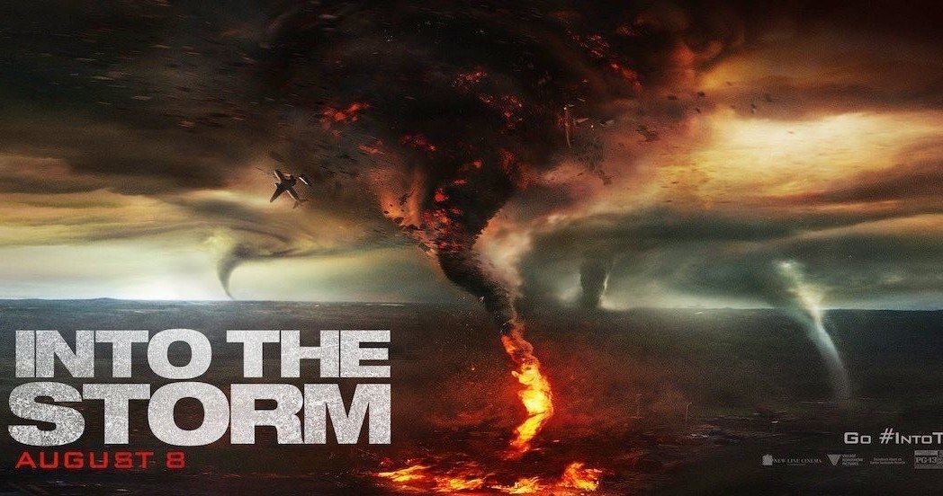 Into the Storm Banner Brings the Fury of a Fiery Twister