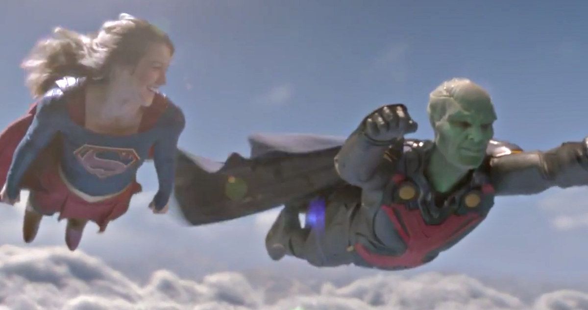 Martian Manhunter and Kara Take Flight in 2 Supergirl Clips